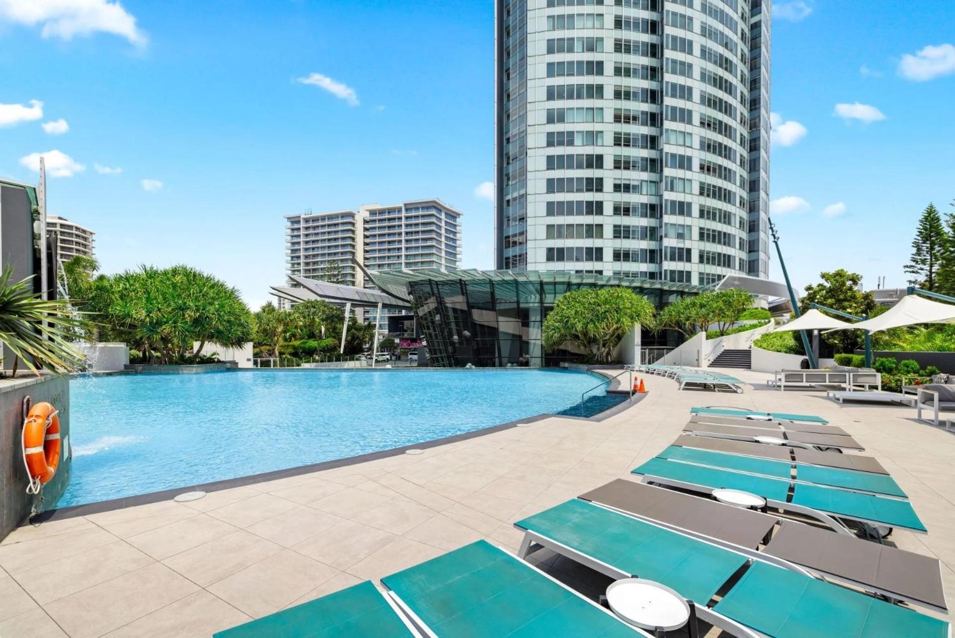 Q Tower At Surfers Paradise - Self Contained Apartments Gold Coast Eksteriør bilde