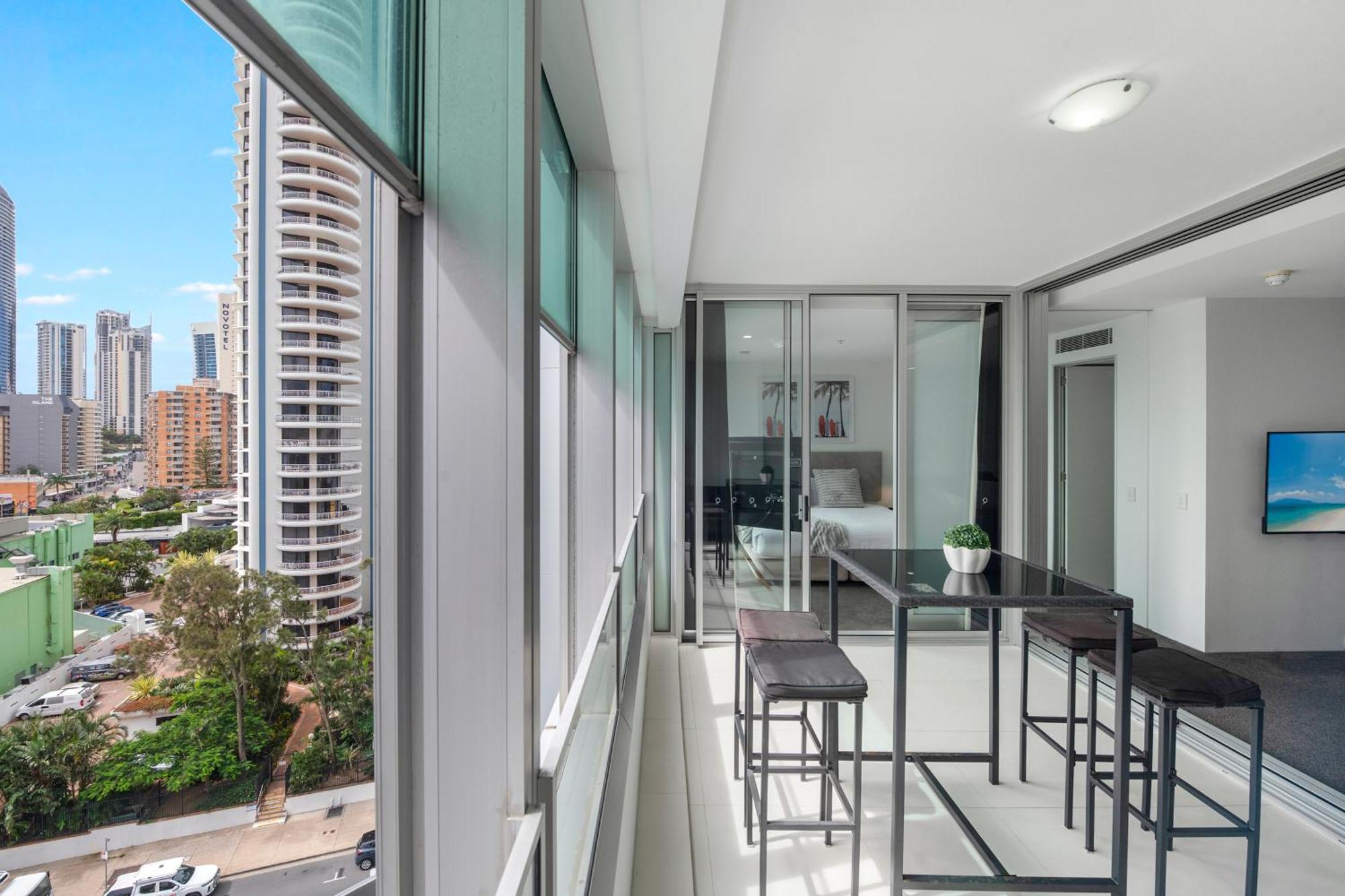 Q Tower At Surfers Paradise - Self Contained Apartments Gold Coast Eksteriør bilde