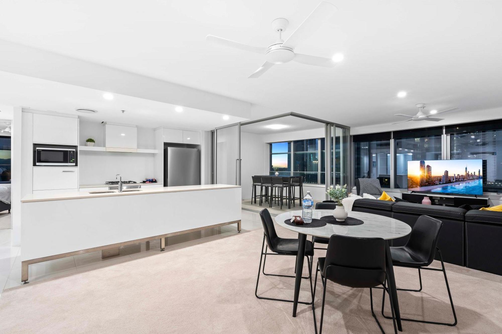 Q Tower At Surfers Paradise - Self Contained Apartments Gold Coast Eksteriør bilde
