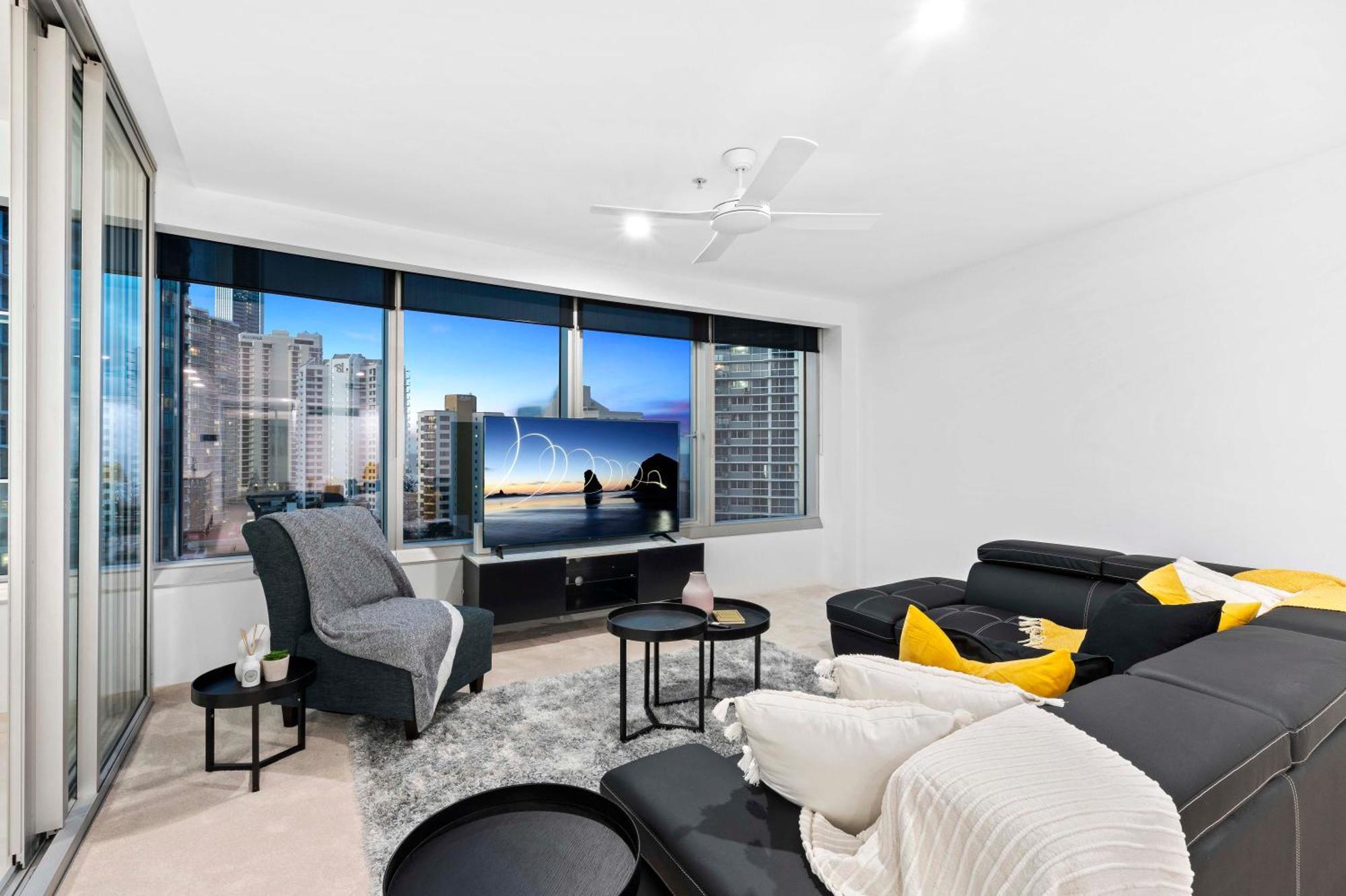 Q Tower At Surfers Paradise - Self Contained Apartments Gold Coast Eksteriør bilde