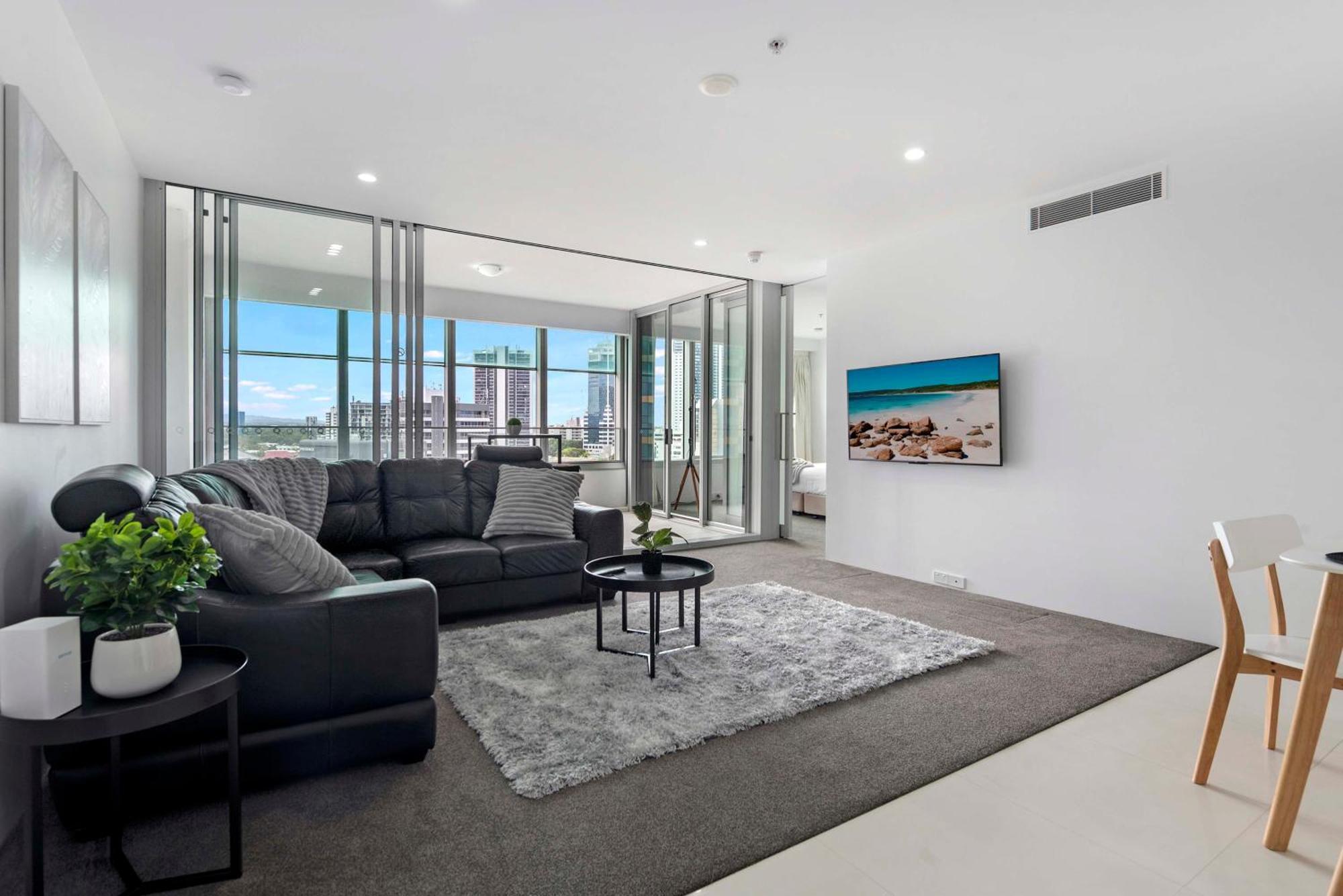 Q Tower At Surfers Paradise - Self Contained Apartments Gold Coast Eksteriør bilde